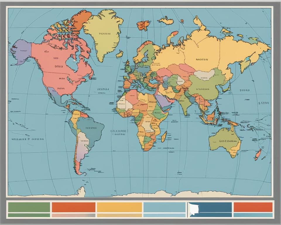 Gepersonaliseerde wereldkaart voor reisliefhebbers