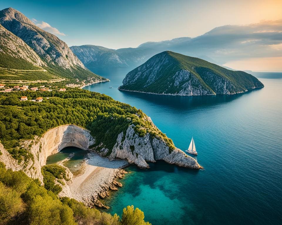 natuurlijke fjorden Montenegro