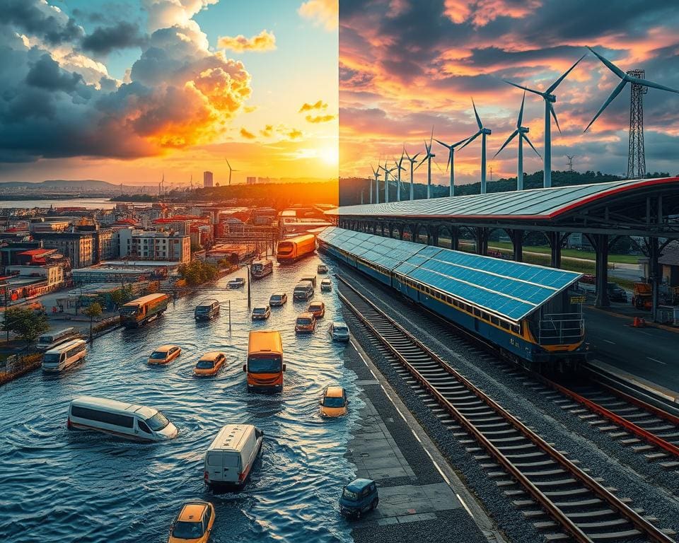 De impact van klimaatverandering op transport en logistiek