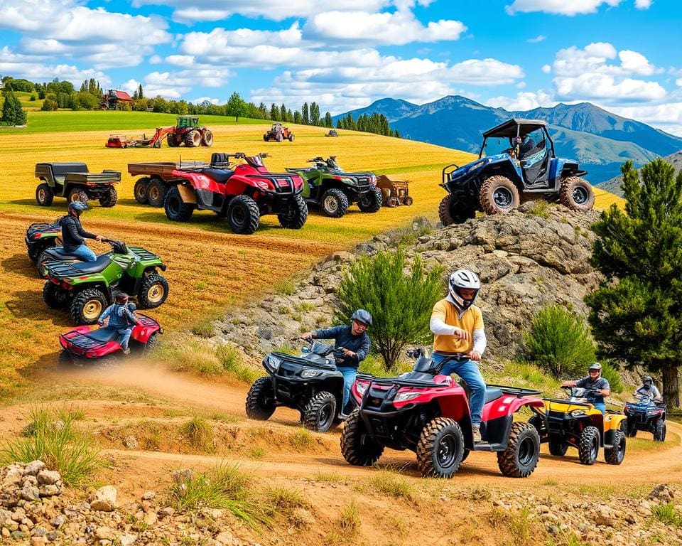 Quads voor werk en recreatie: Hoe je het juiste model kiest