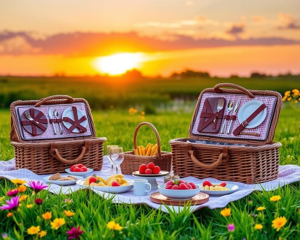 Picknickmanden voor stijlvolle buitenmaaltijden